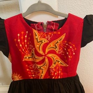 Baby girl African print dress. Fits 12-18 month